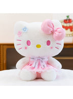 Hello Kitty Plush Toy, 23cm Kawaii Black Gold Plush Toy, Cartoon Hello Kitty Plush Toy