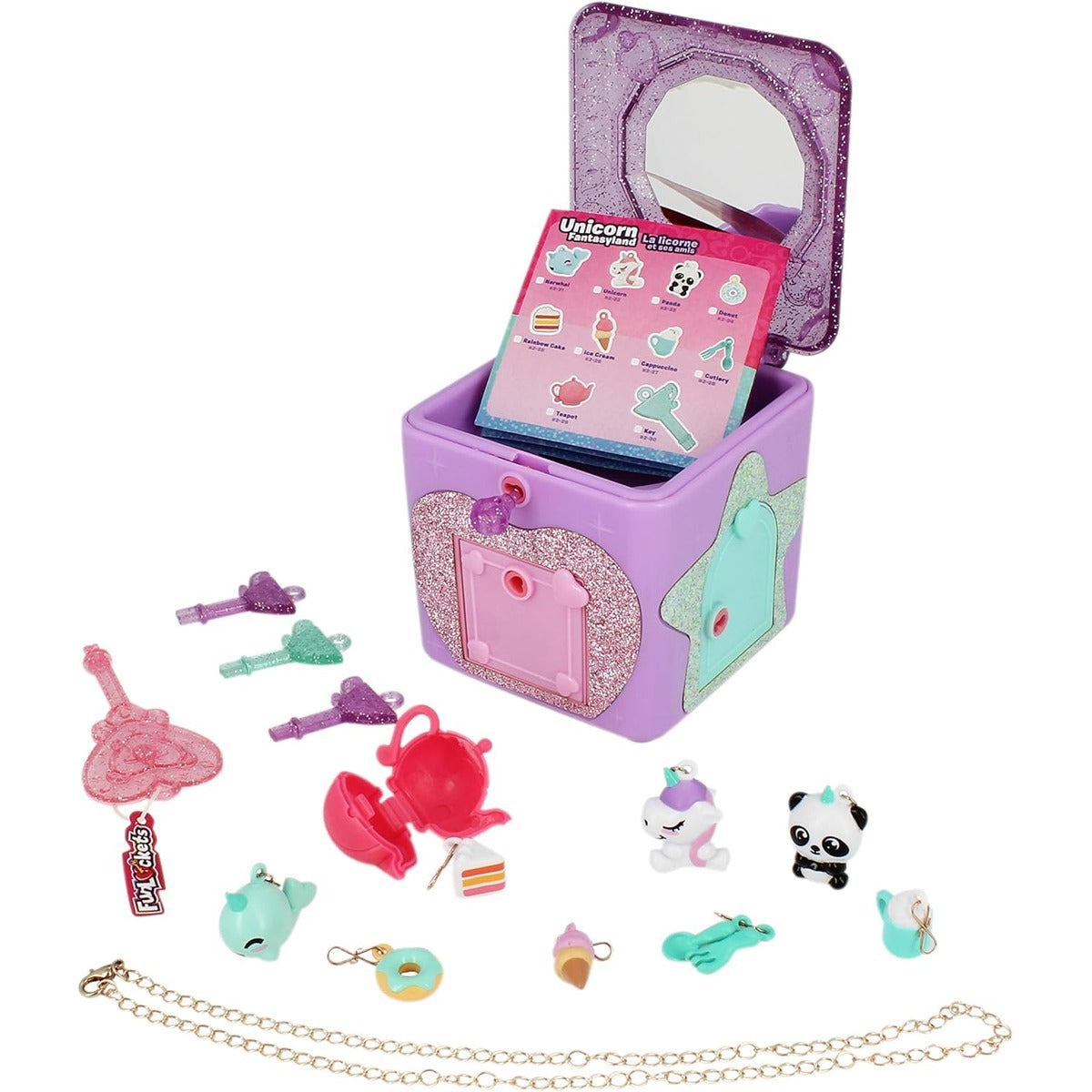 Taldec S19200 Funlockets Secret Box with 3D Charms (Random Model), 4 Years