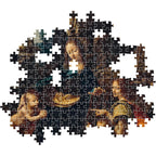 Clementoni 39767 Museum Collection Leonardo, The Virgin of The Rocks 1000 Pieces, Jigsaw Puzzle for Adults
