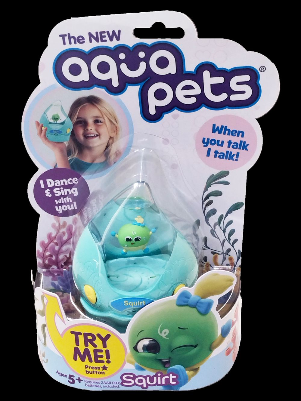 Aquapets - Squirt Interactive Water Pet - Aqua