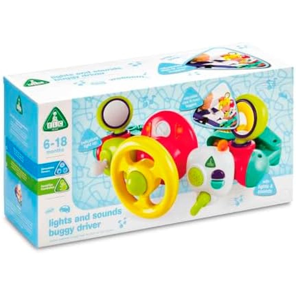 Early Learning Centre Development Wall Light and Sound Buggy Driver Battery Operated, Push Chair Fun, Activity Toys, Lights & Sound, Imaginative Play, 1 Years +