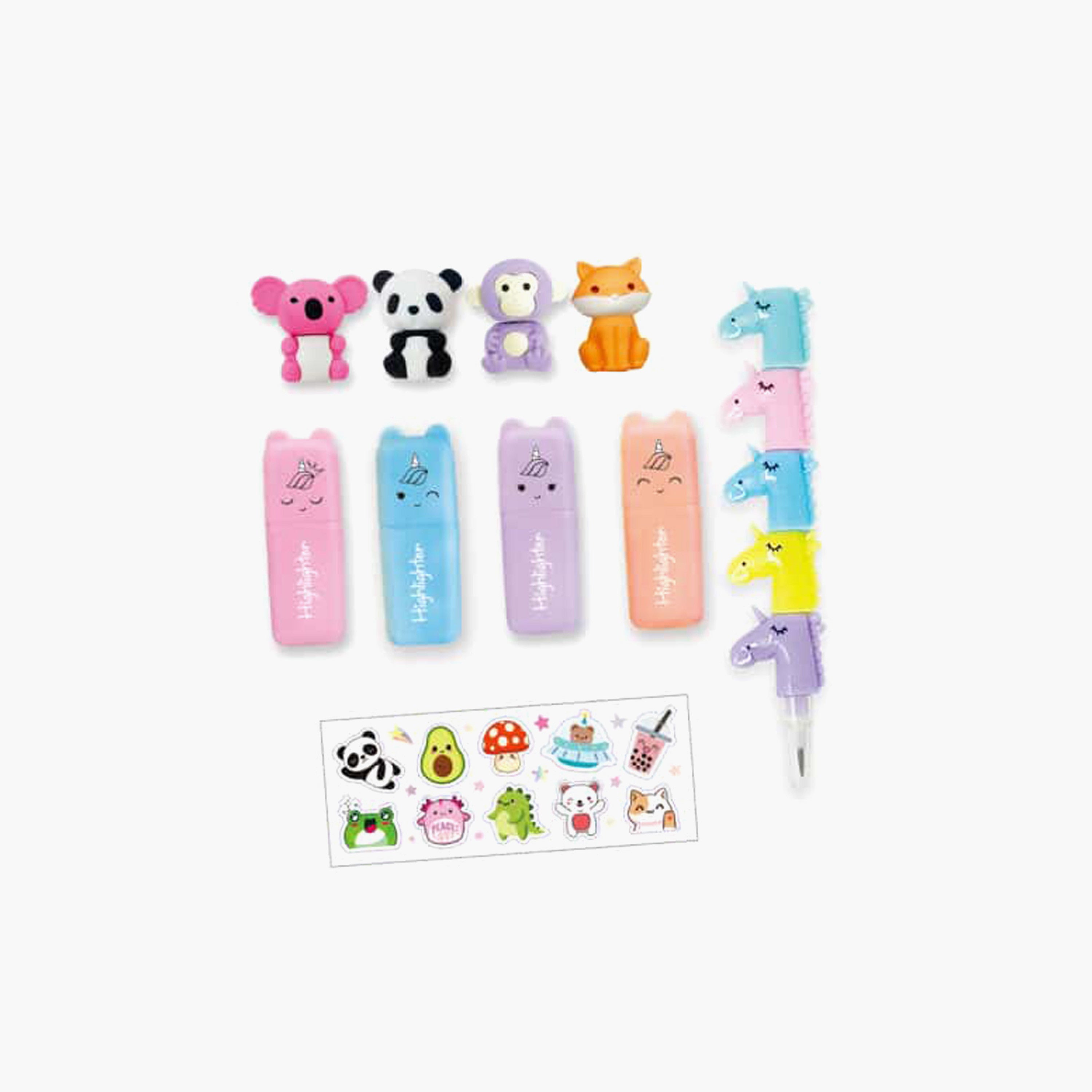 Hot Focus Whimsy Friends Stationery Set Online | Centrepoint