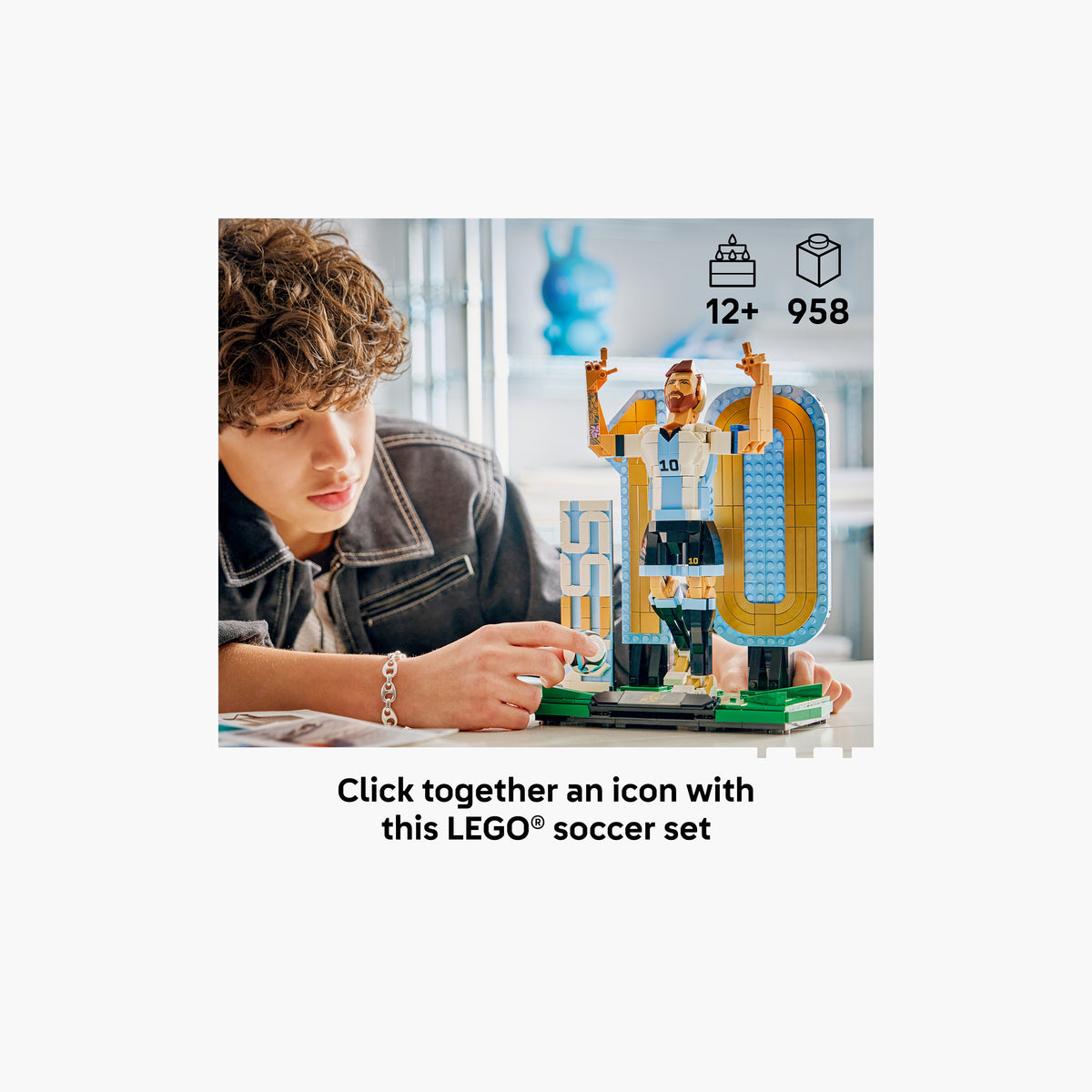 Lego Lionel Messi Football Legend Block Playset Online | Centrepoint