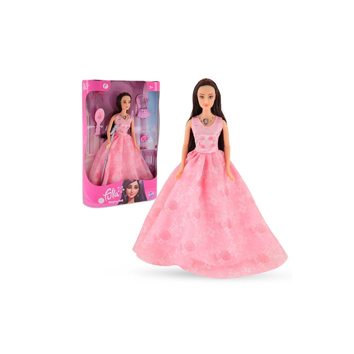 Singing Interactive Doll With Microphone, Stand And Trendy Accessories, Perfect For Girls Who Love Fashion & Singing, Perfect For Eid Gifting