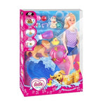 Princess Biancaneve Con Cavallo Fashion Doll Blue 30cm