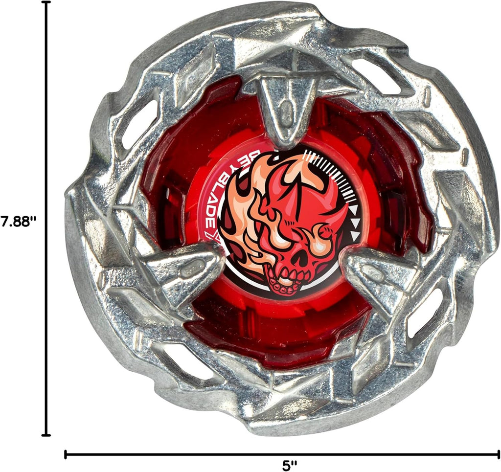 Beyblade X Scythe Incendio 4-60T Starter Pack Set with Balance Type Right-Spinning Top and Launcher; Battling Top Toys for 8 Year Old Boys and Girls