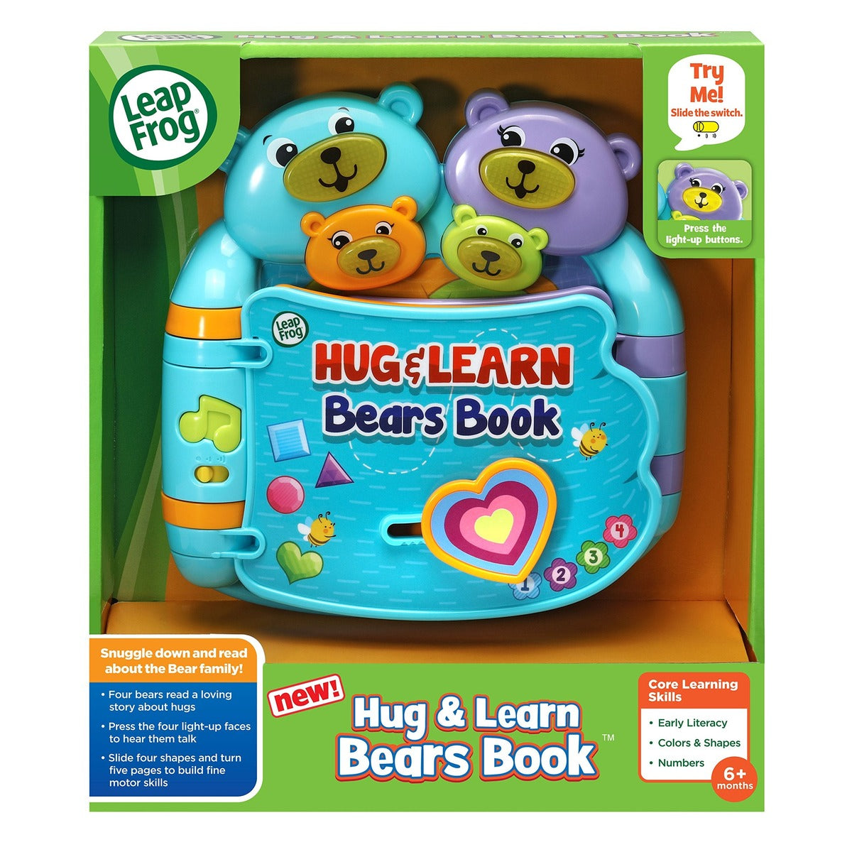 LeapFrog Hug & Learn Bears Book, Blue