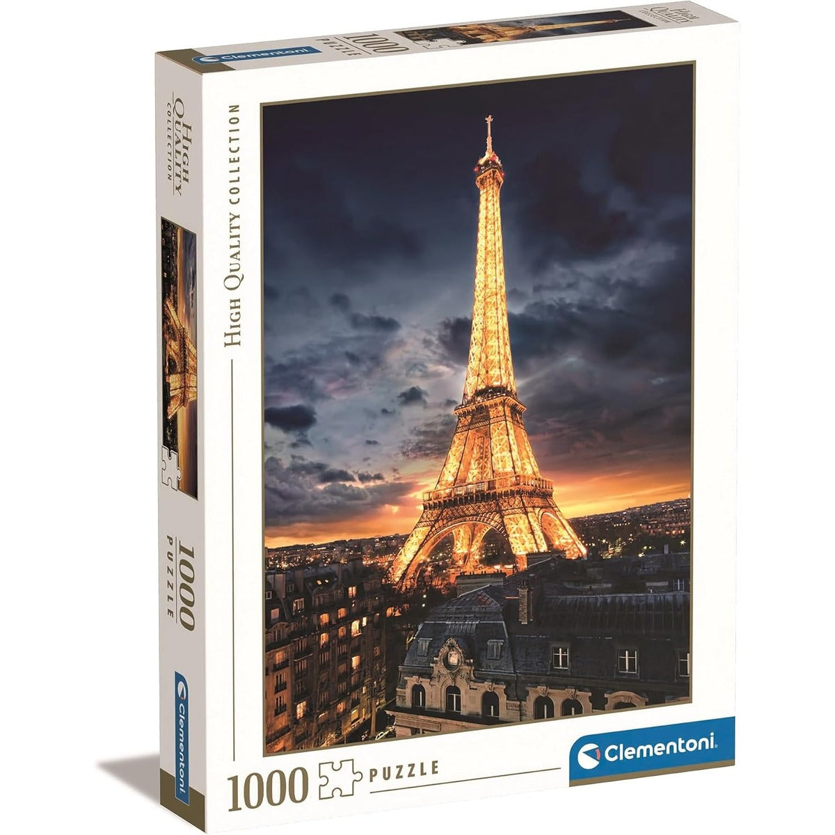 Clementoni Puzzle Hqc Tour Eifel 1000 Pieces, Multicolor, 39514