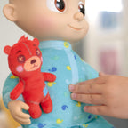 CoComelon Musical JJ Plush Doll - Press Tummy to Sing Bedtime Song Clips - Includes Feature and Small Pillow Plush Teddy Bears