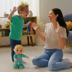 CoComelon Dancing JJ Feature Doll - Learn to Dance with JJ - Lights, Sounds, Songs, Freeze Dance, and More - Move and Groove with 14” JJ - Toys for Babies, Toddlers, and Preschoolers
