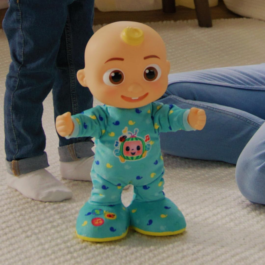 CoComelon Dancing JJ Feature Doll - Learn to Dance with JJ - Lights, Sounds, Songs, Freeze Dance, and More - Move and Groove with 14” JJ - Toys for Babies, Toddlers, and Preschoolers
