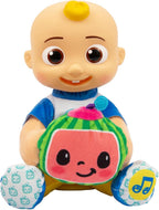 Giochi Preziosi Cocomelon Peek A Boo JJ - JJ in Plush Version 30 cm with Motorised Sounds and Movements for Playing Bubu Seven Years, for Children from 2 Years, Ccm41000