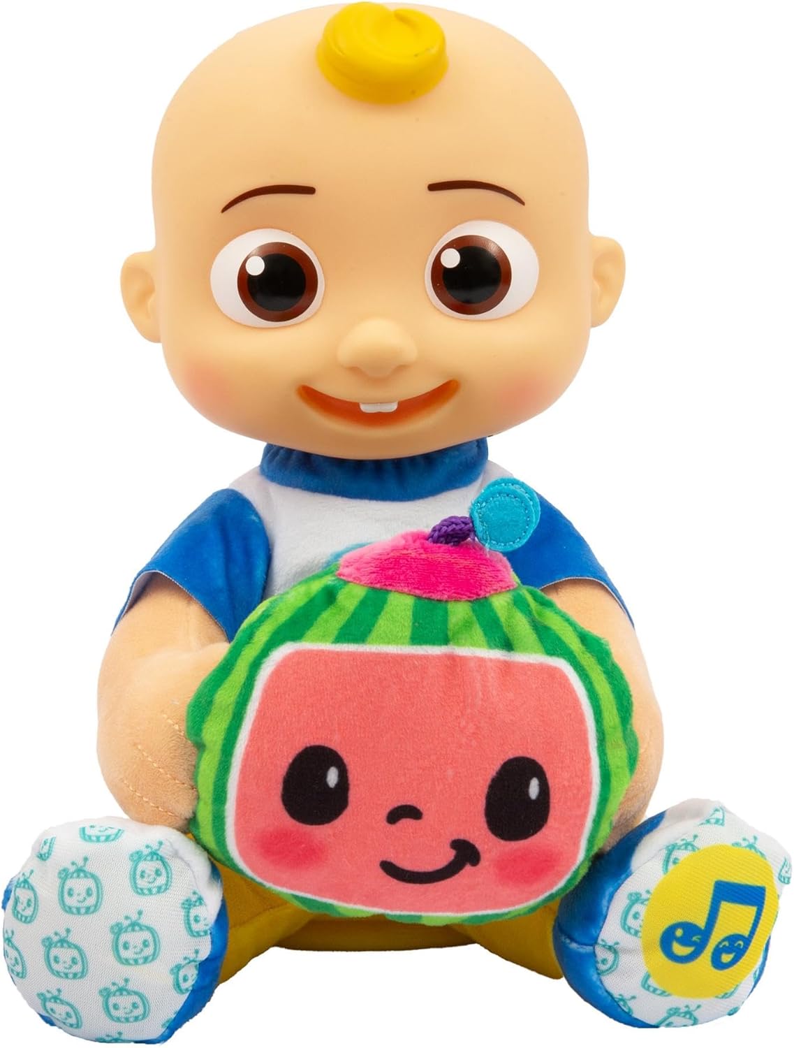 Giochi Preziosi Cocomelon Peek A Boo JJ - JJ in Plush Version 30 cm with Motorised Sounds and Movements for Playing Bubu Seven Years, for Children from 2 Years, Ccm41000