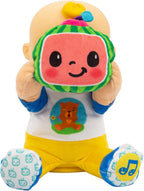 Giochi Preziosi Cocomelon Peek A Boo JJ - JJ in Plush Version 30 cm with Motorised Sounds and Movements for Playing Bubu Seven Years, for Children from 2 Years, Ccm41000