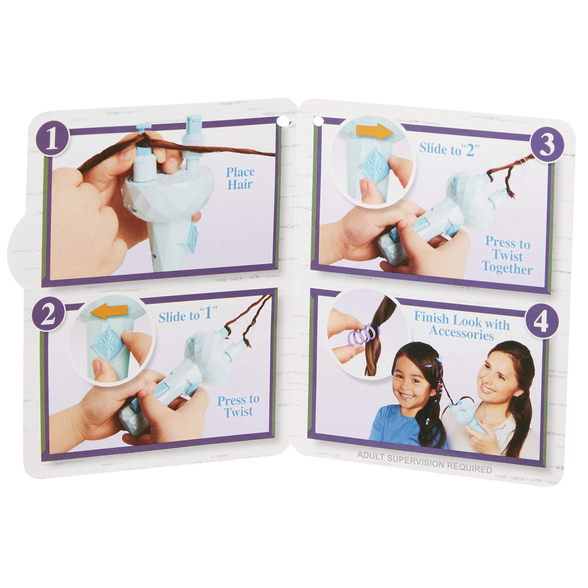 Disney Frozen Frozen 2 Elsa's Hair Twirler Vanity Accessory Set