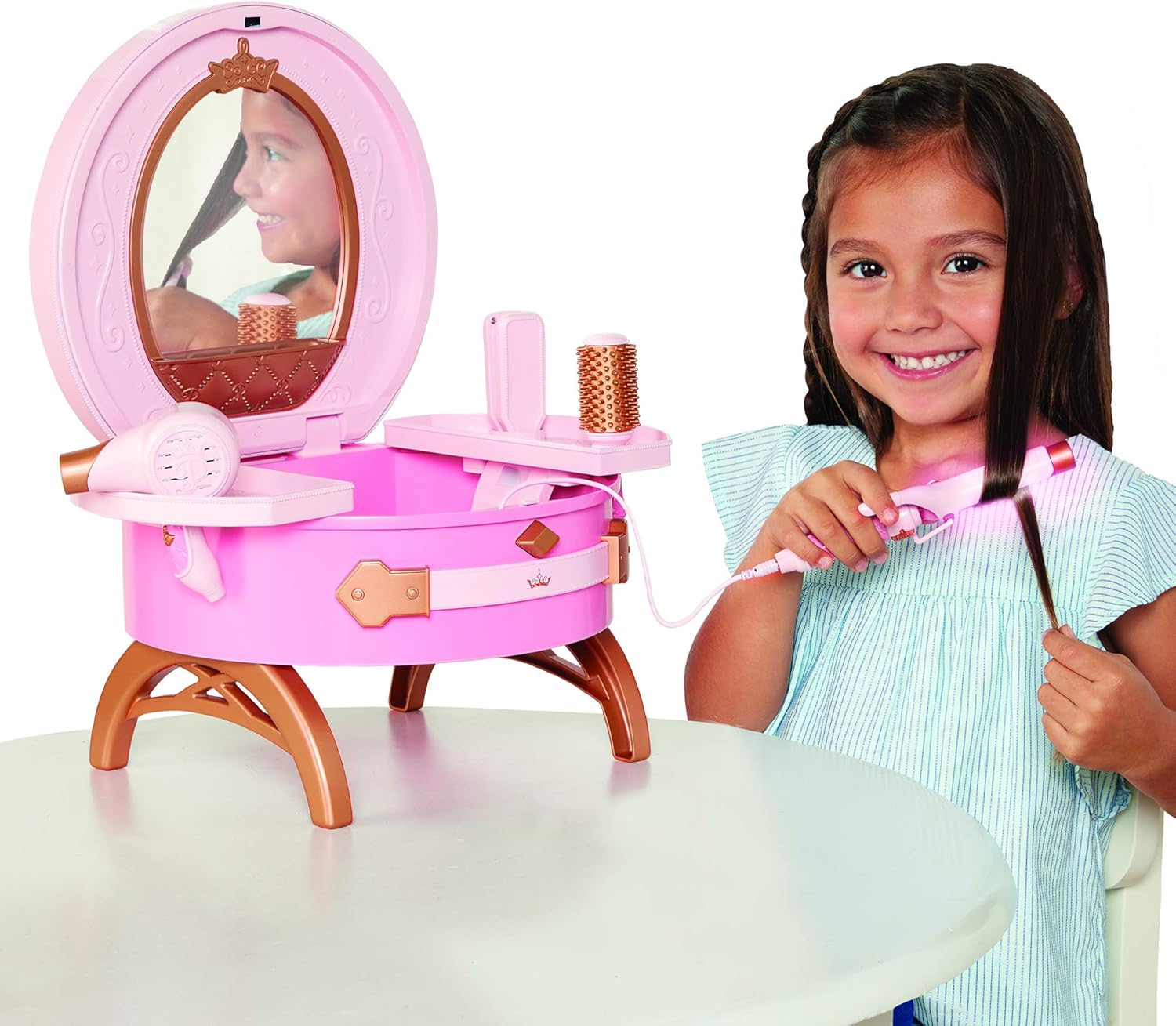 Disney Princess Vanity Style Collection Light Up and Style Vanity