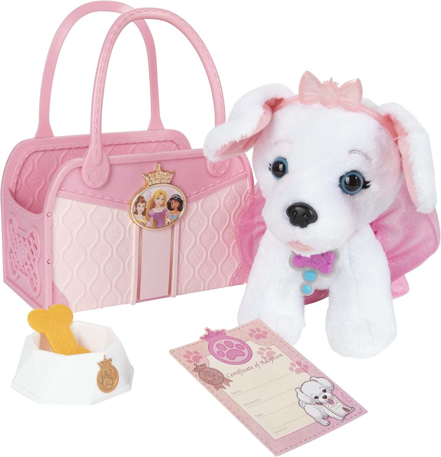 Disney Princess Style Collection Pet Puppy Plush & Trendy Tote Bag Carrier