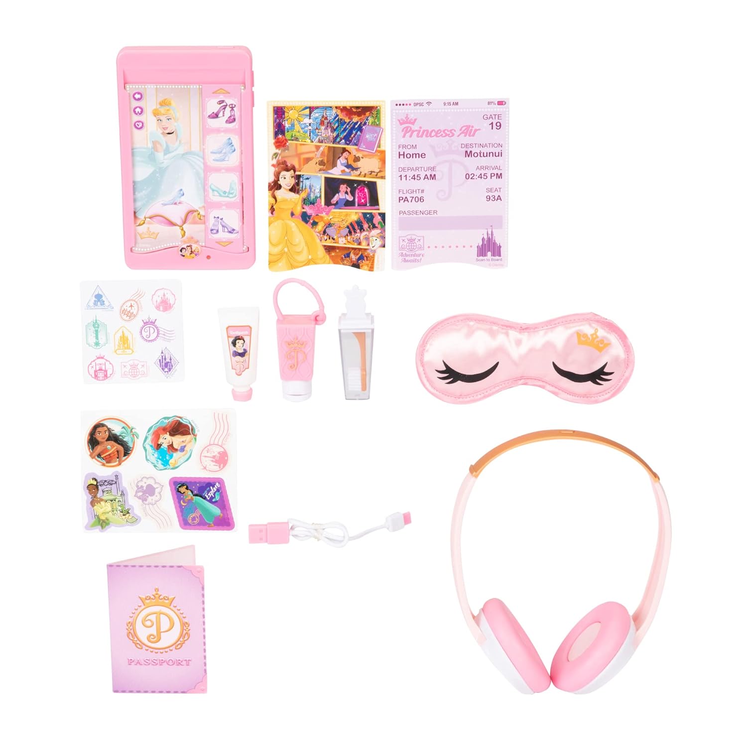 Disney Princess Travel Suitcase Play Set