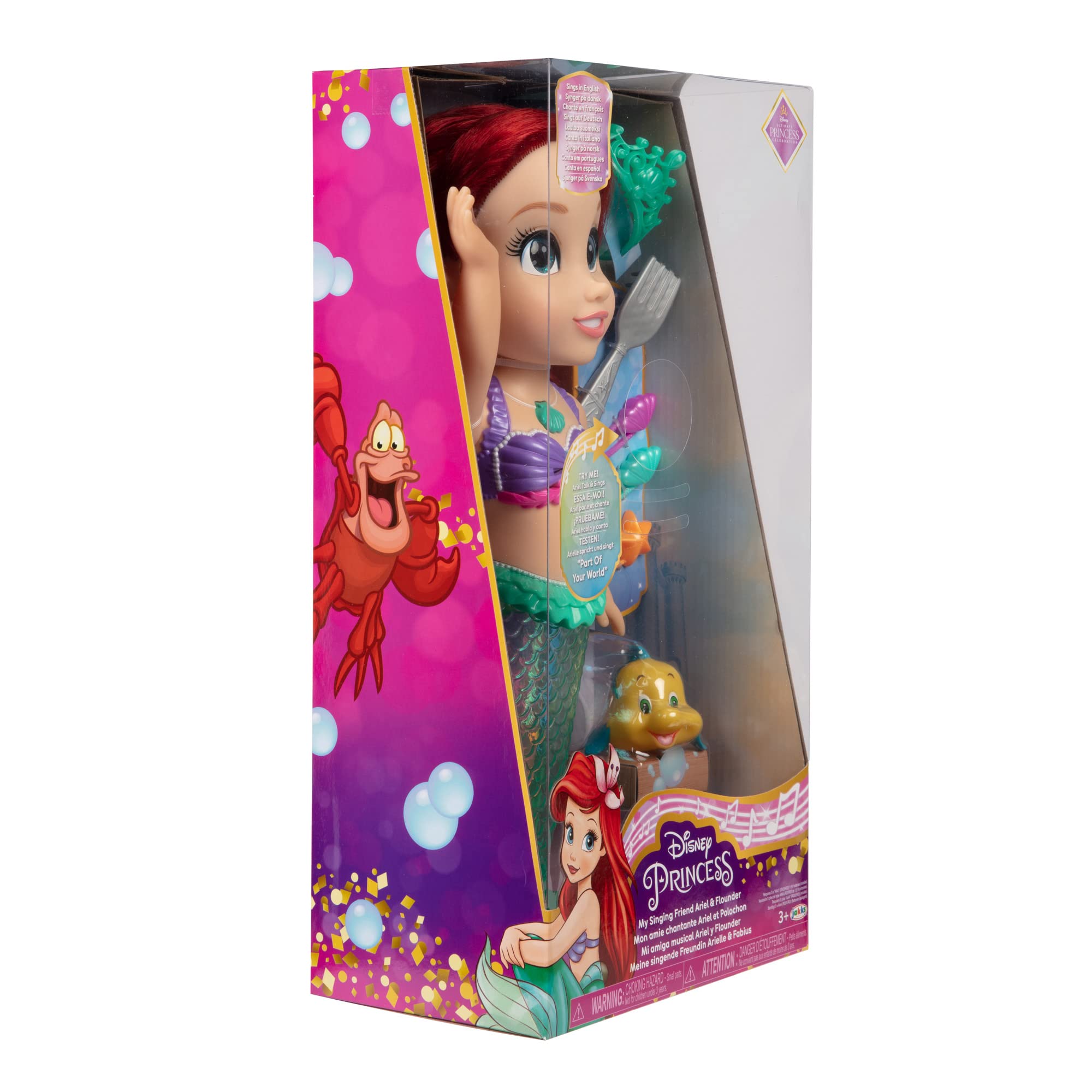 Disney Princess Feature Ariel Doll Baby - Girl, No Size