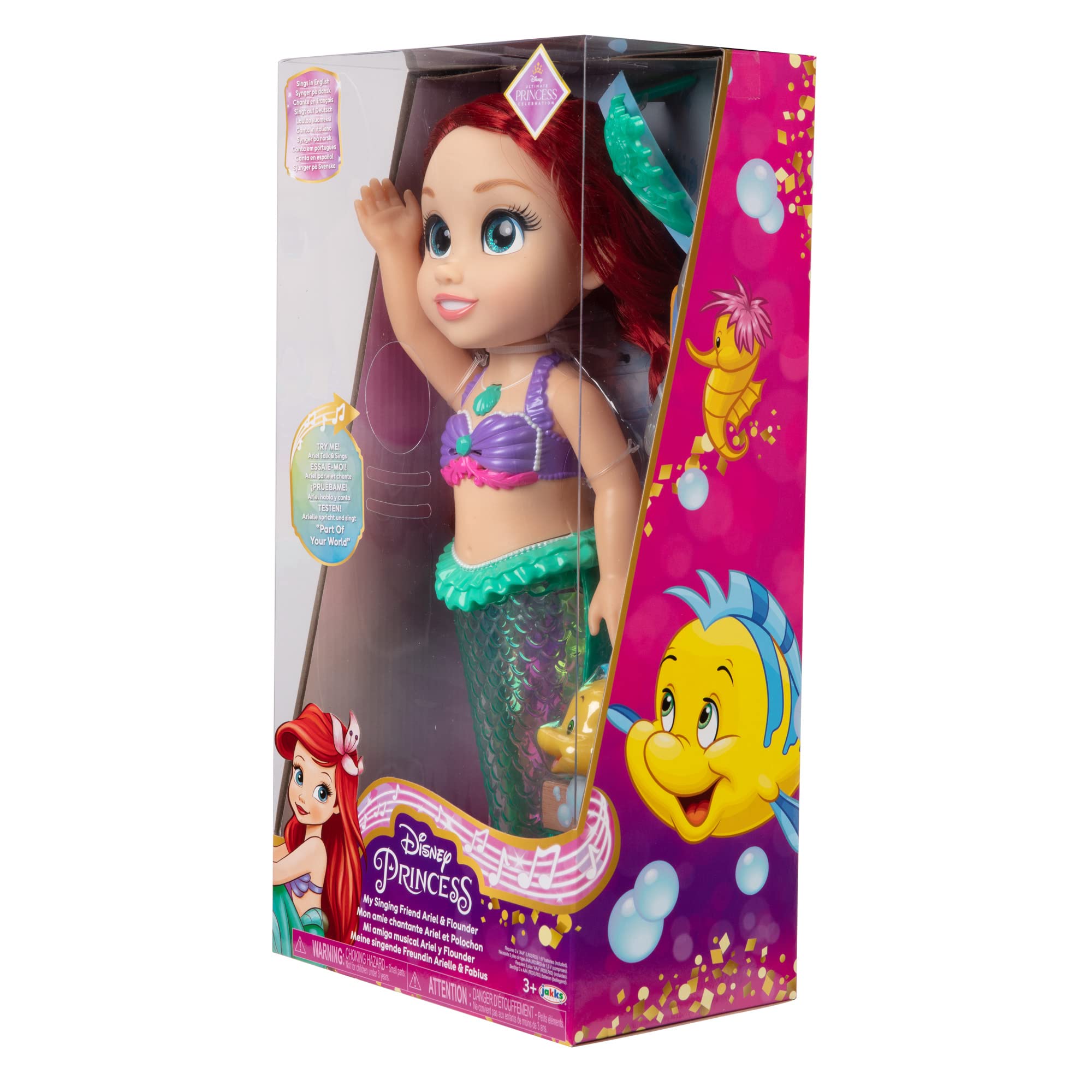 Disney Princess Feature Ariel Doll Baby - Girl, No Size