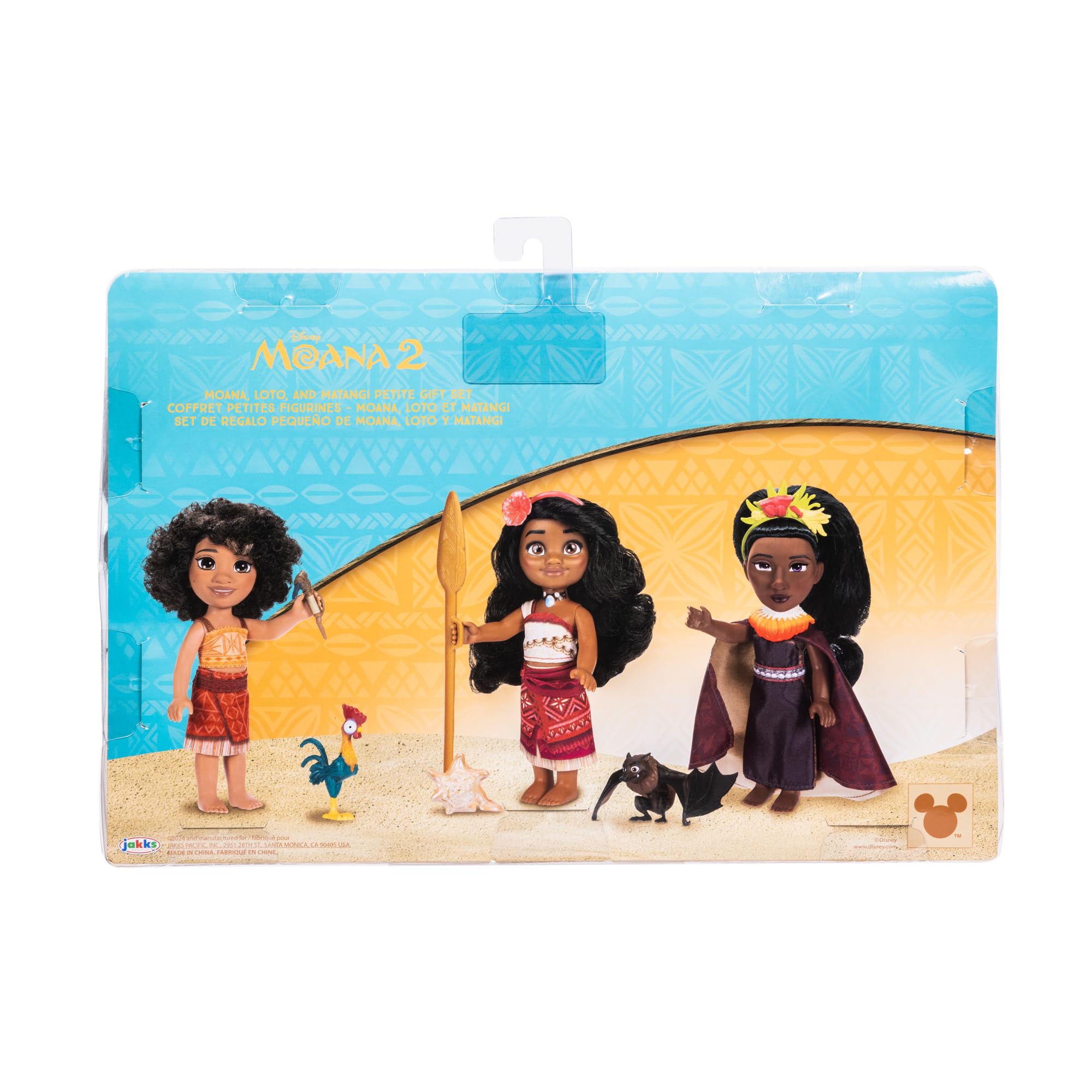 Disney Moana 2 Gift Set: Moana, Loto & Matangi Petite Dolls