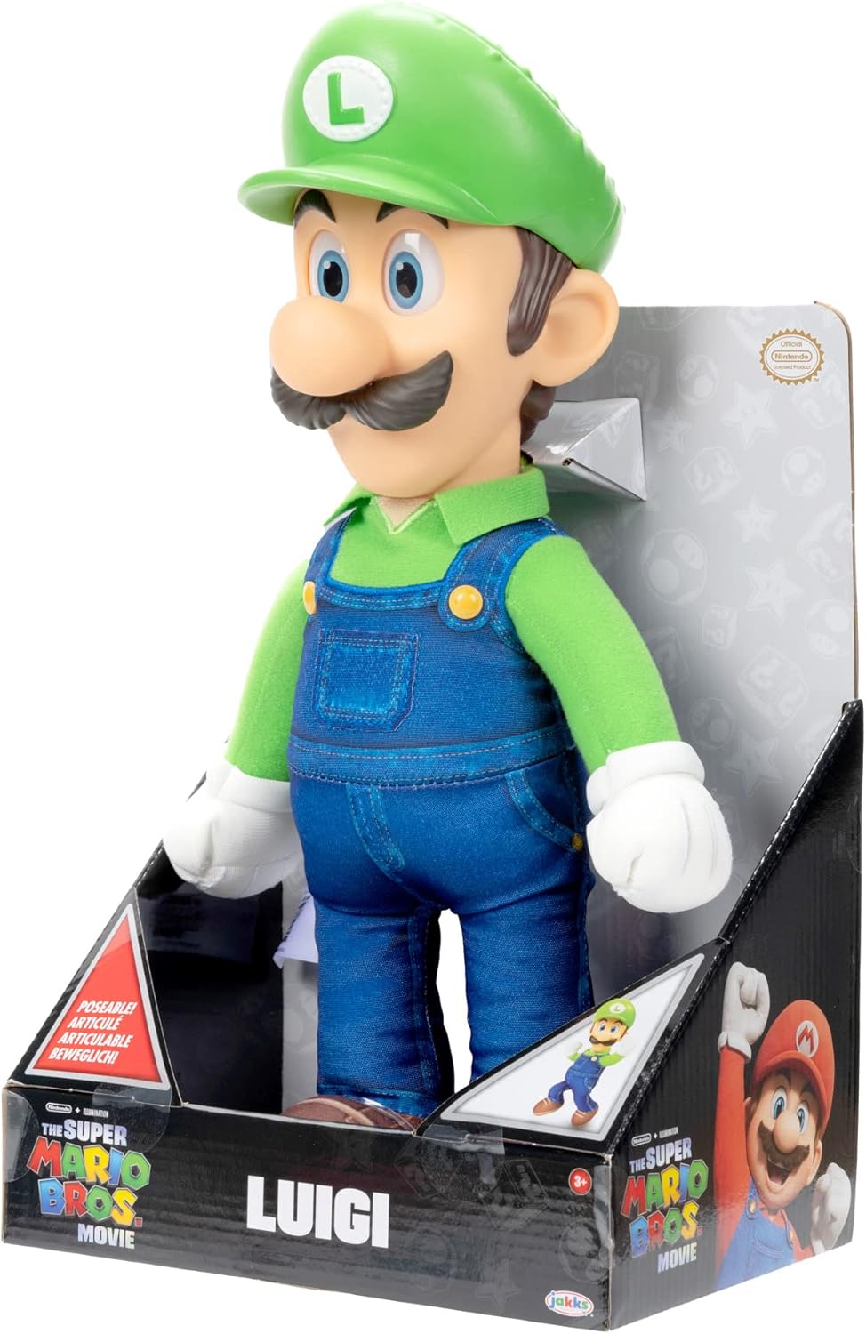 Nintendo Super Mario Movie 35 cm Roto Plush Luigi