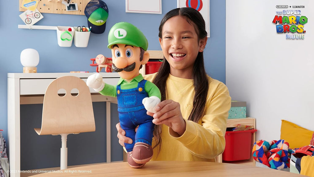 Nintendo Super Mario Movie 35 cm Roto Plush Luigi