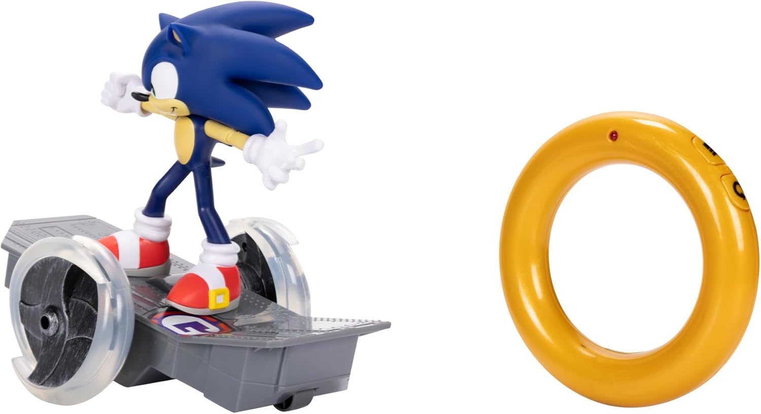 Sonic The Hedgehog Speed RC Skateboard Vehicle with Gold Ring Controller