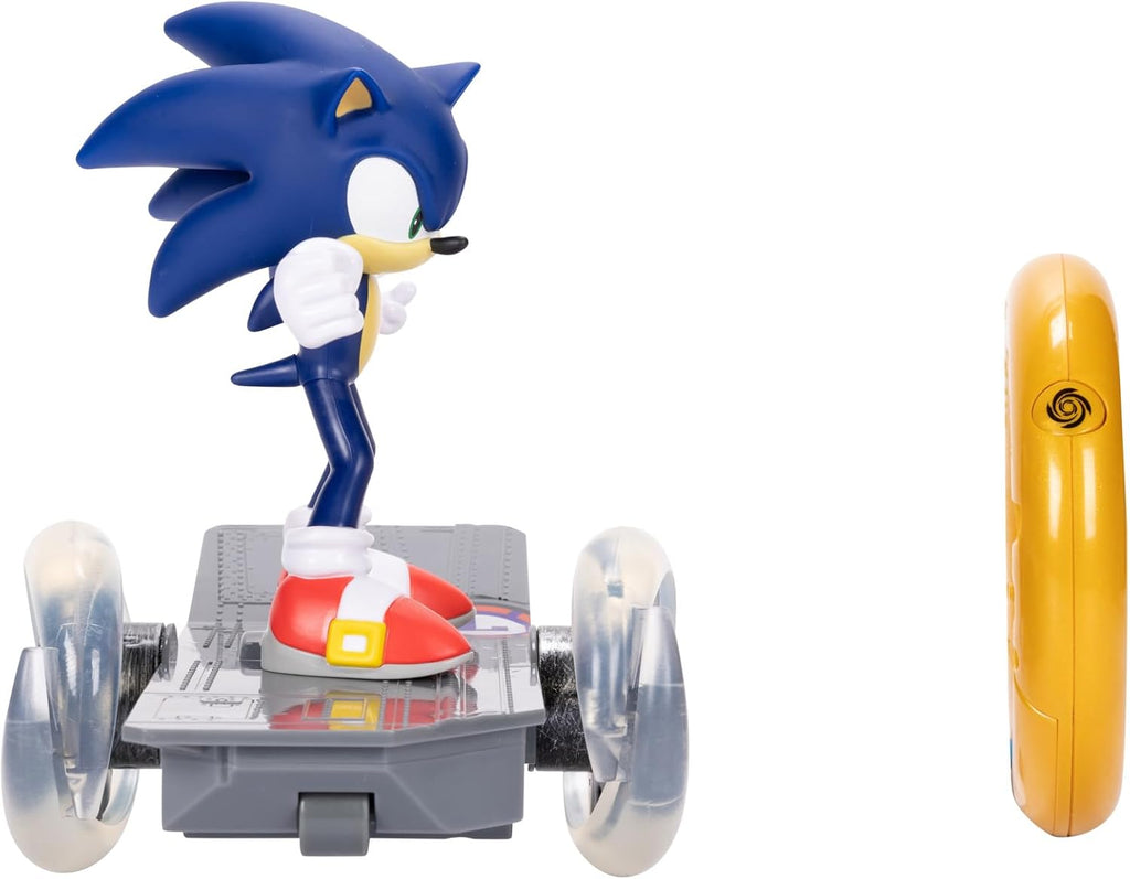 Sonic The Hedgehog Speed RC Skateboard Vehicle with Gold Ring Controller