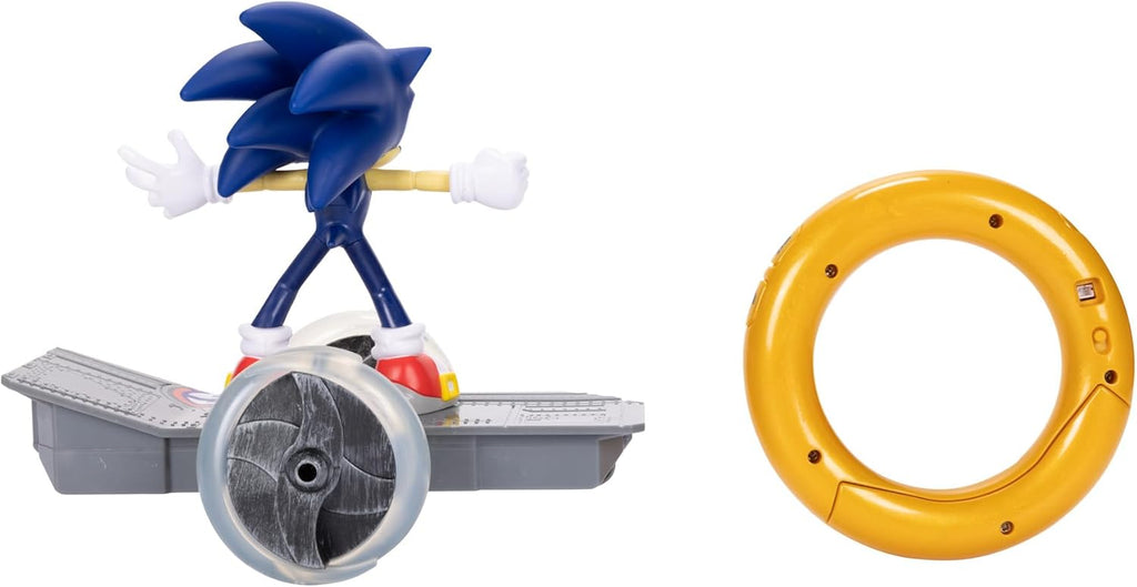Sonic The Hedgehog Speed RC Skateboard Vehicle with Gold Ring Controller