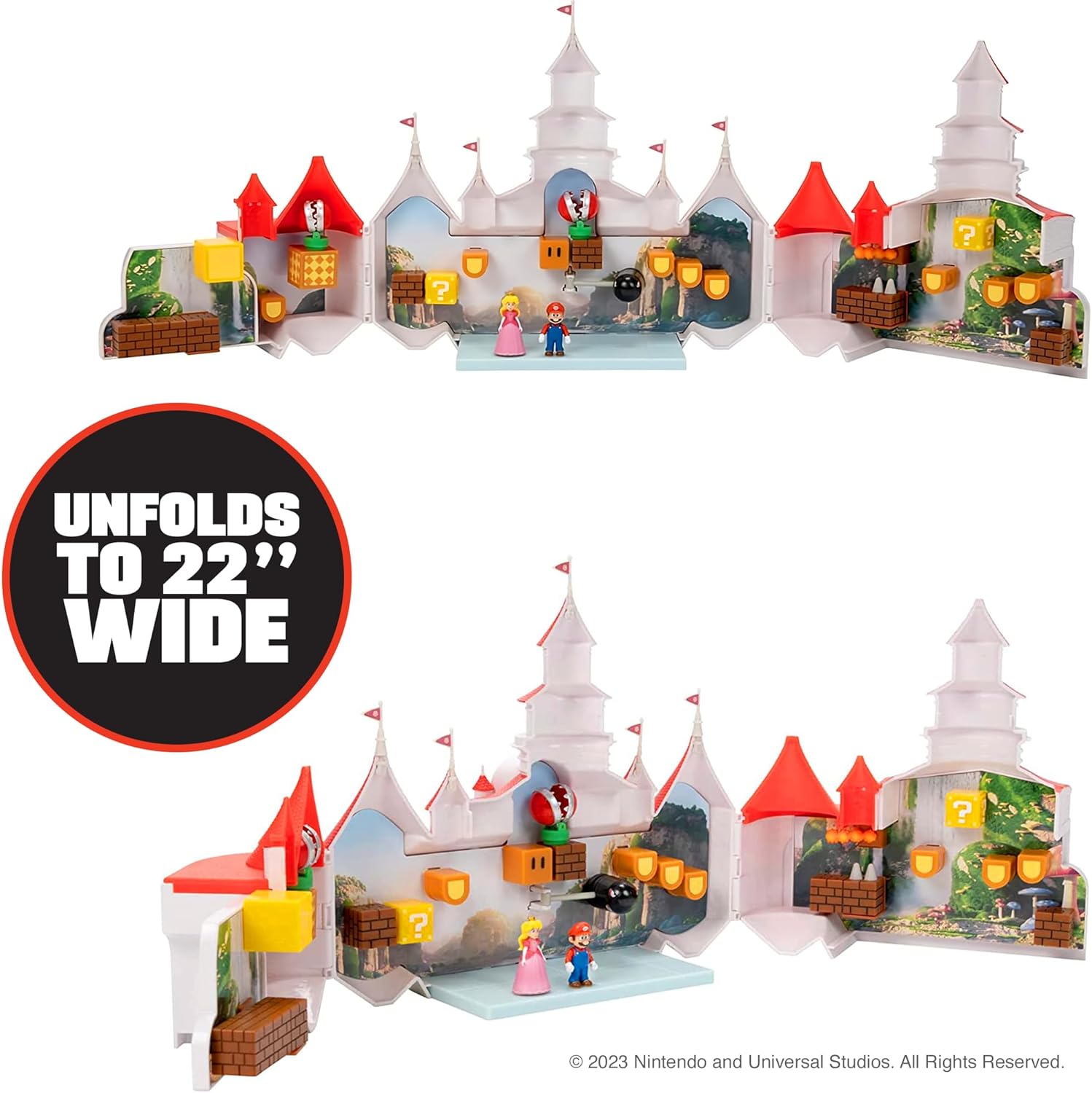 Super Mario Bros. Movie Mushroom Kingdom Castle Playset