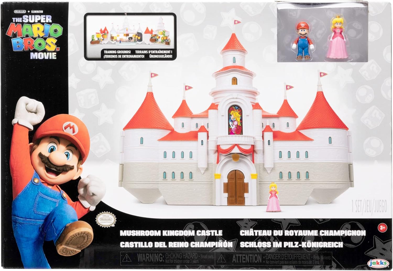 Super Mario Bros. Movie Mushroom Kingdom Castle Playset