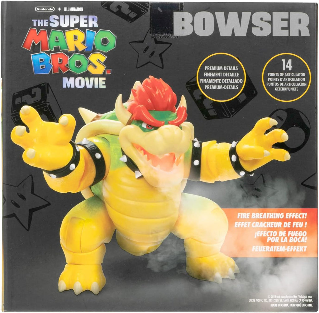 THE SUPER MARIO BROS. MOVIE 7-Inch Feature Bowser Action Figure with