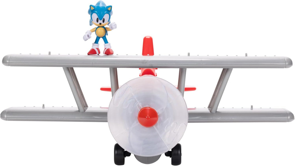 Sonic The Hedgehog Tornado Biplane Playset with 2.5" Sonic Action Figure