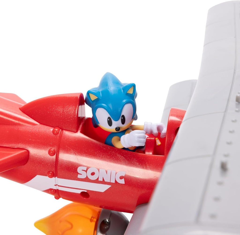 Sonic The Hedgehog Tornado Biplane Playset with 2.5" Sonic Action Figure