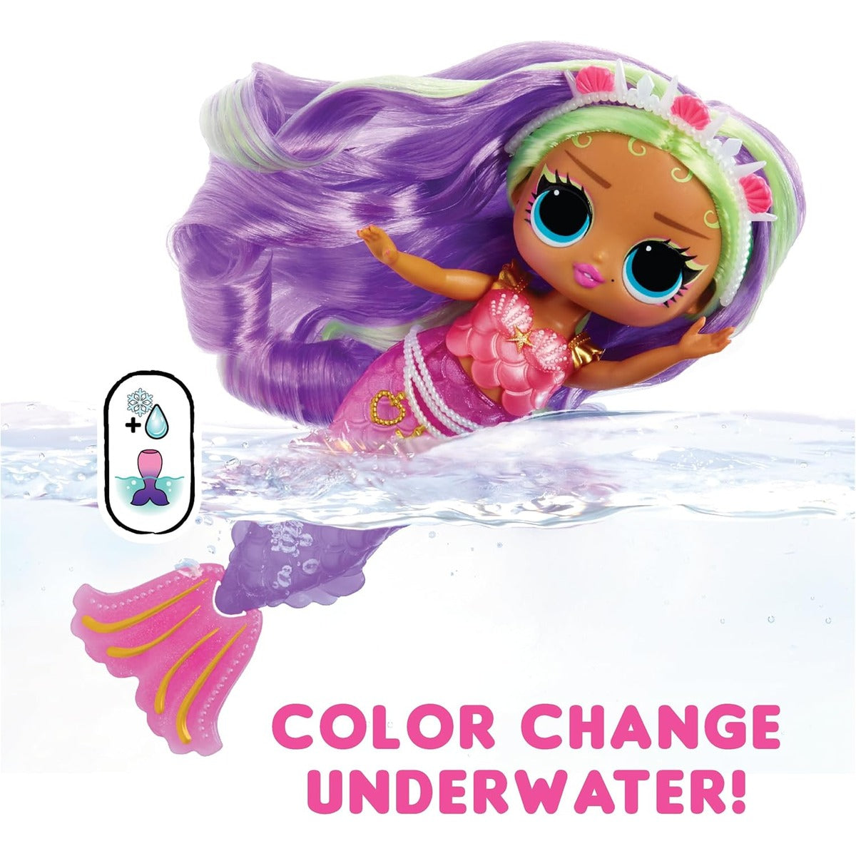 LOL Surprise Tweens Mermaid Cleo Clove Fashion Doll with Color Changing