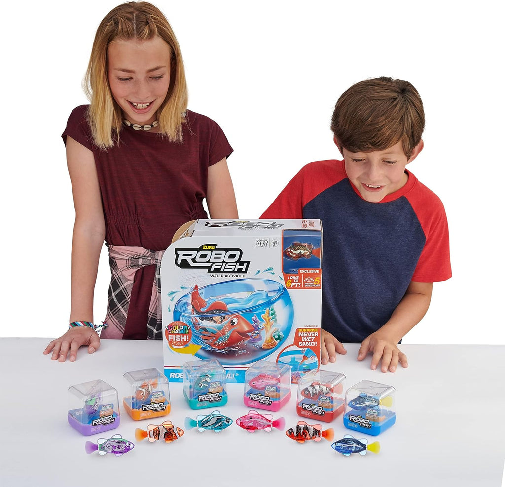 Robo Alive Robo Fish 7126 Robotic Fish S1 PLAYSET Bulk, Assorted Colours