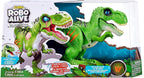 Robo Alive Attacking Green T-Rex Battery-Powered Robotic Toy by Zuru