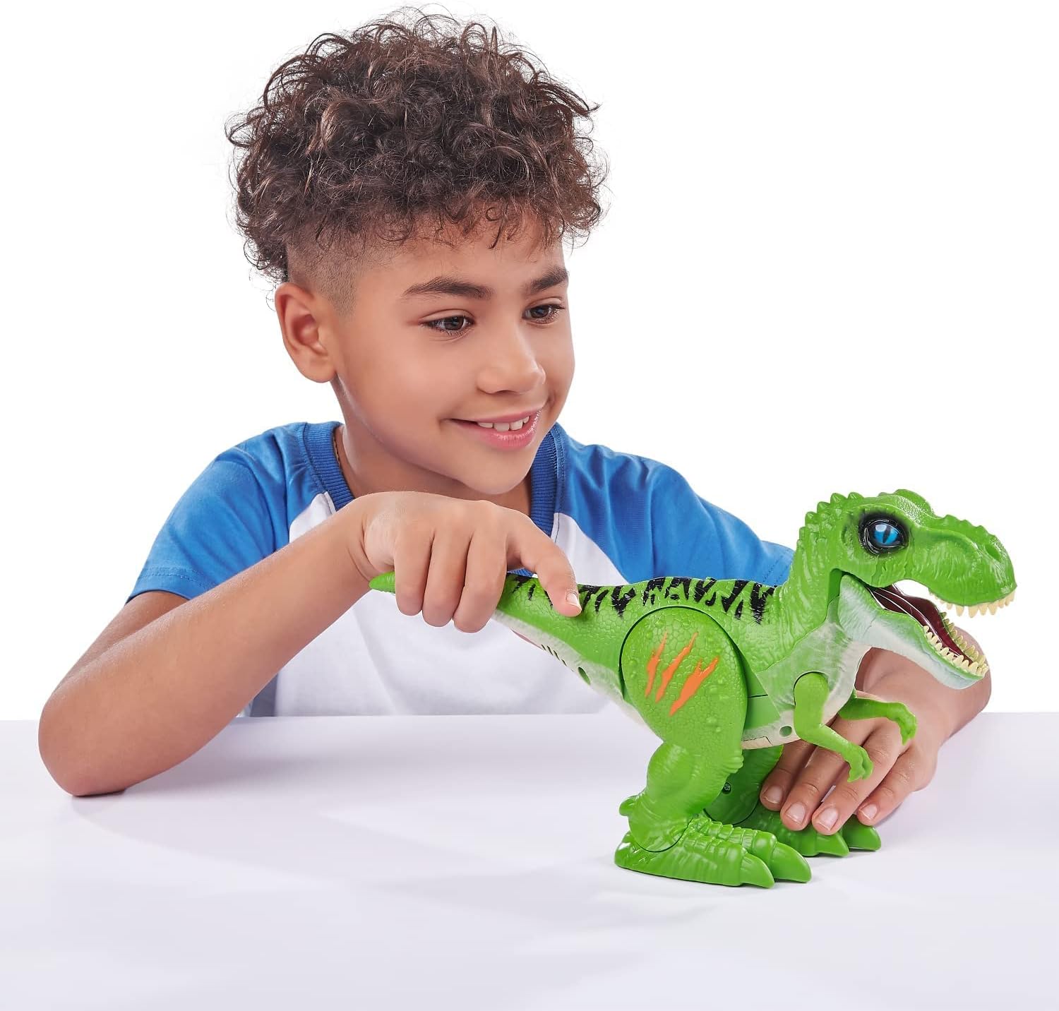 Robo Alive Attacking Green T-Rex Battery-Powered Robotic Toy by Zuru