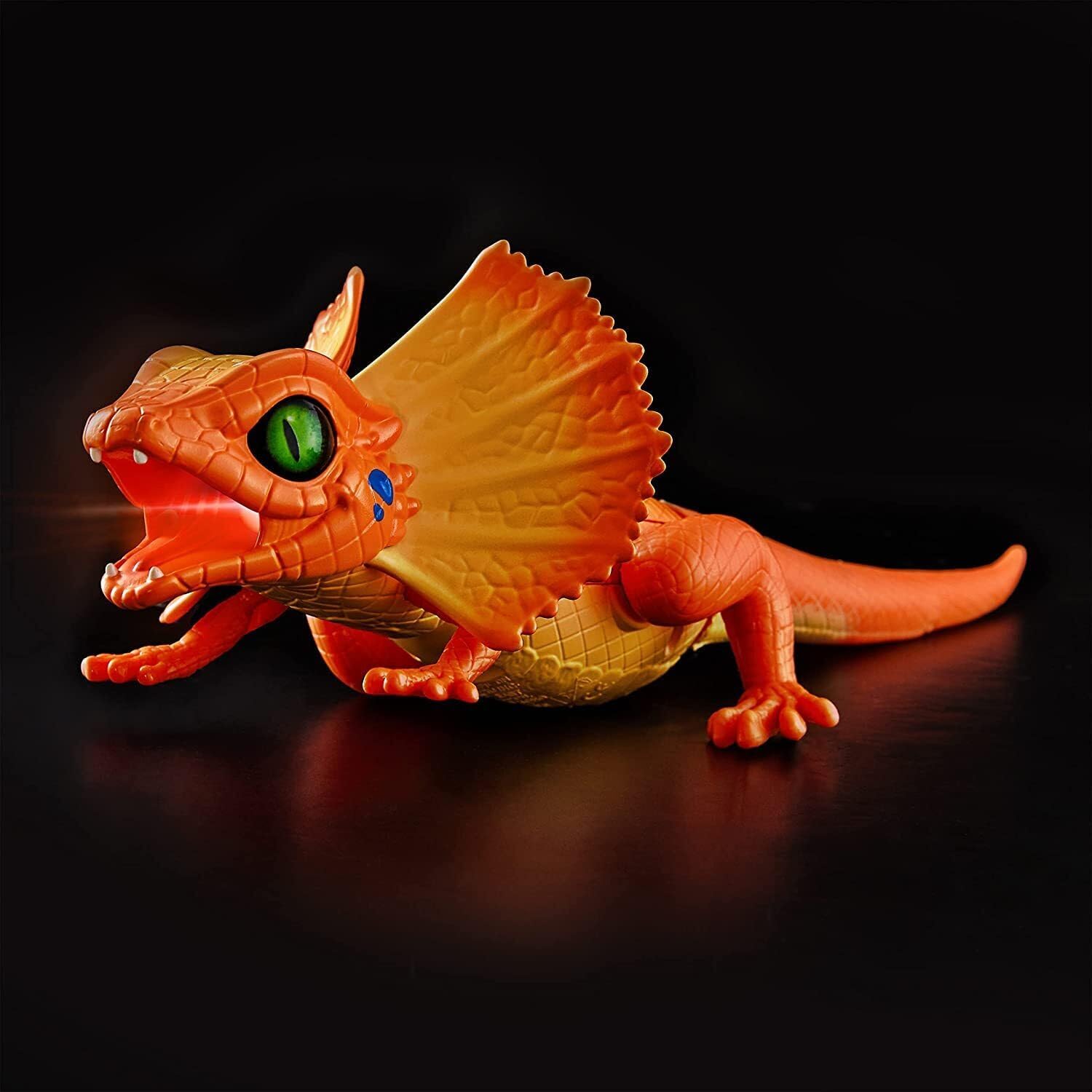 Robo Alive Frilled Neck Lizard Robotic Pet Figure [Green]