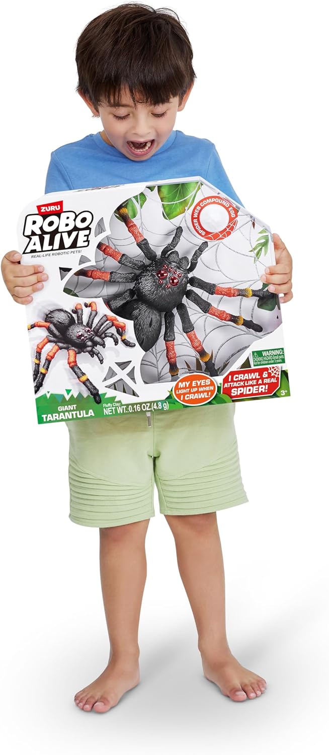 Robo Alive Giant Tarantula by ZURU Battery-Powered Robotic Interactive