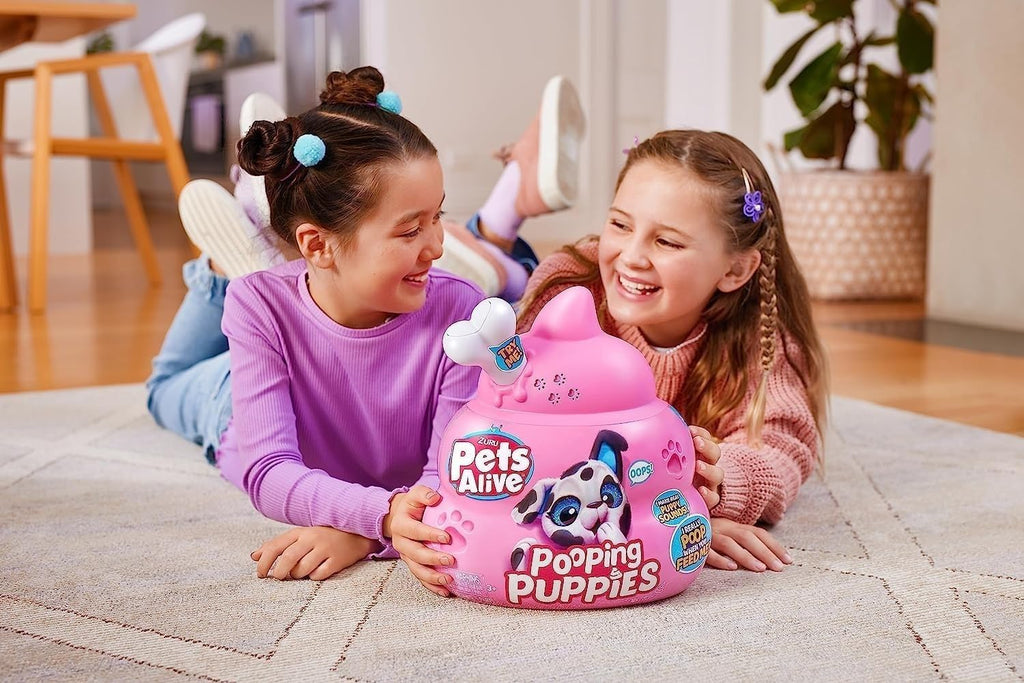 S001-Pets Alive-Pooping Puppies- Series 1 Interactive Plush, Bulk