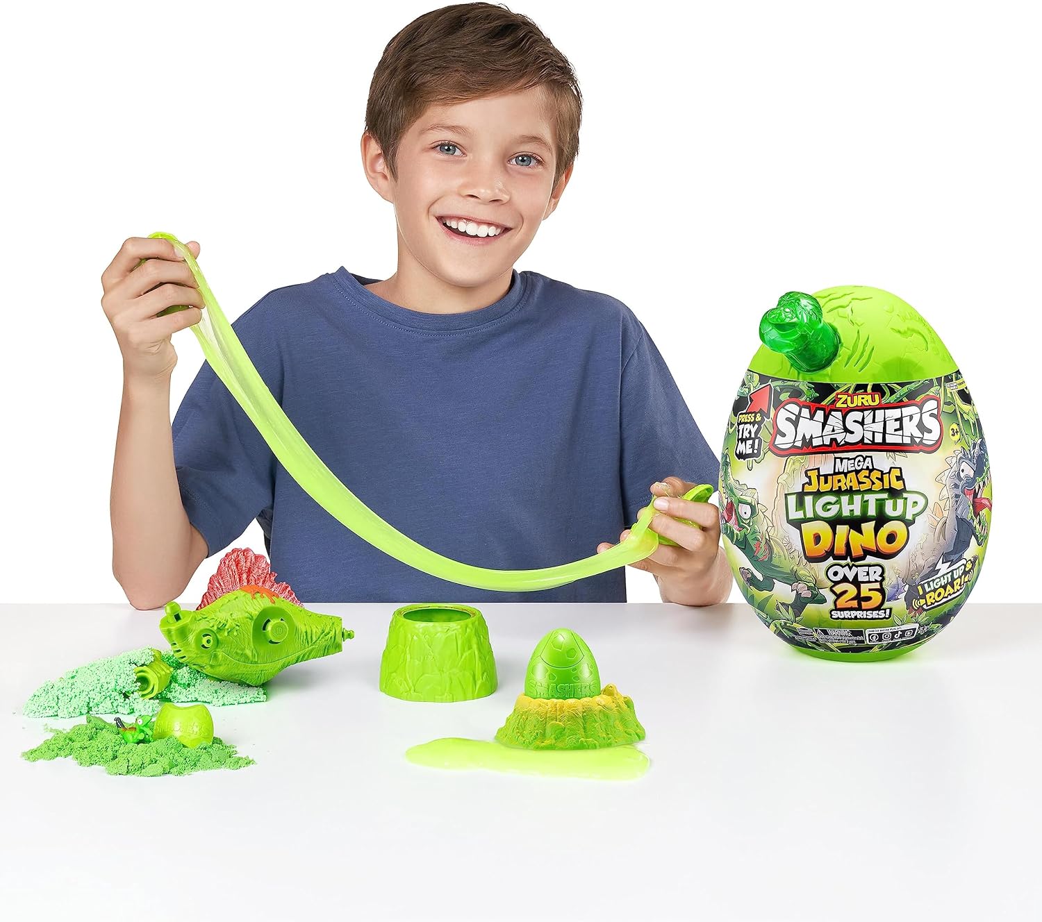 Smashers Mega Jurassic Light-Up Egg