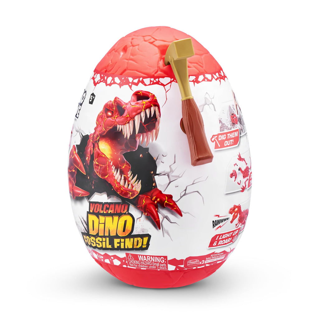 Robo Alive Dino Fossil FIND Series 2 Surprise Dinosaur Egg Volcano