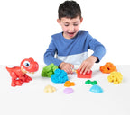 Smashers Junior Dino Dig Large Egg (Brontosaur) by ZURU 18+ Surprises Compounds Mold Dinosaur Preschool Toys Build Construct Sensory Play for Kids 18 Months - 3 Years