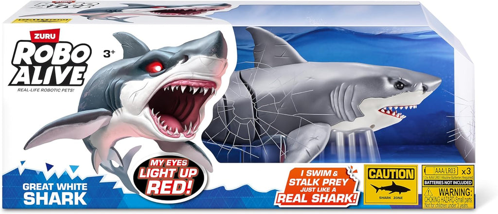 Robo Alive Great White Shark Series 1 by Zuru