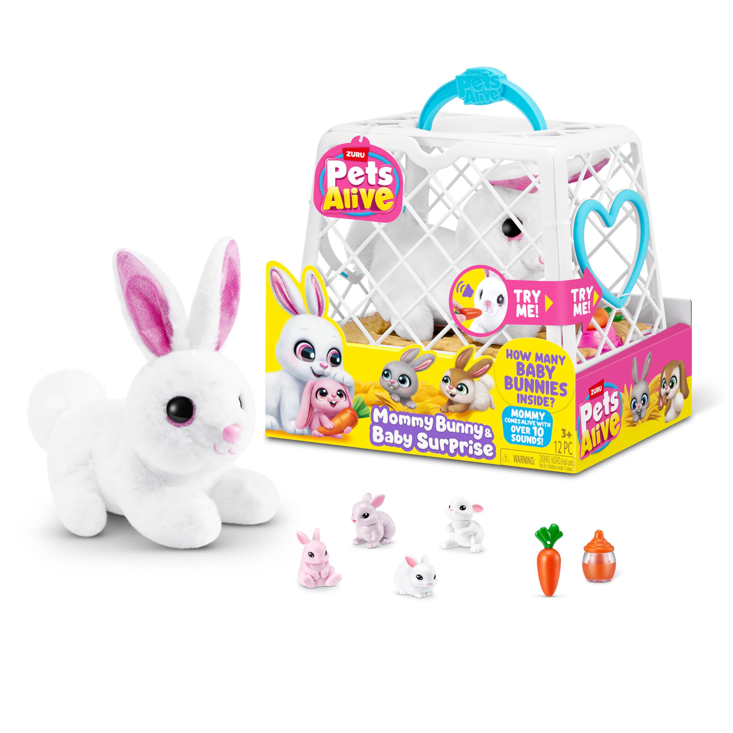 Pets Alive Mama Bunny & Baby Surprise, Series 1