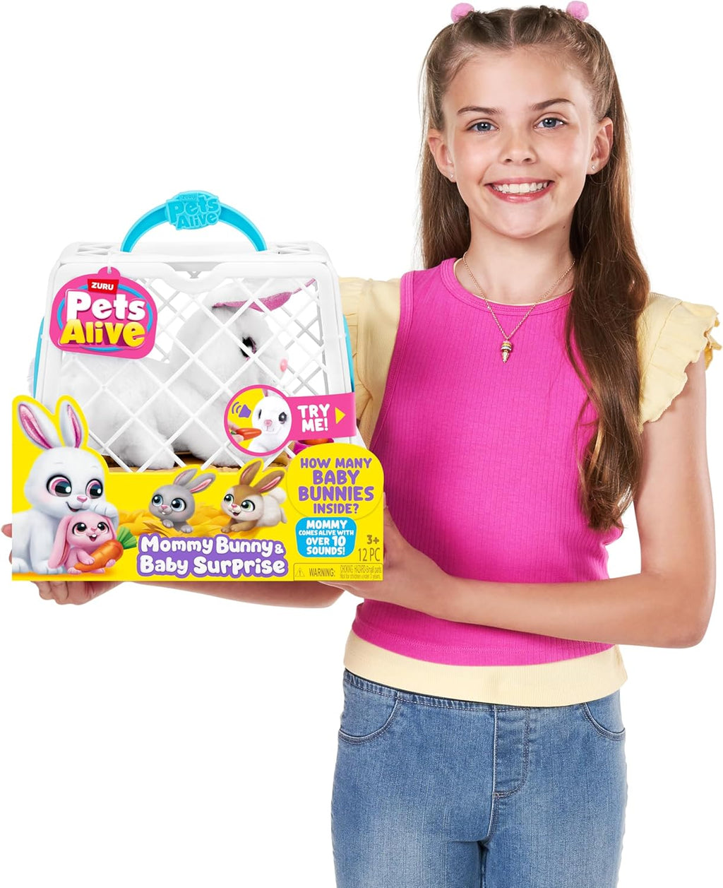 Pets Alive Mama Bunny & Baby Surprise, Series 1