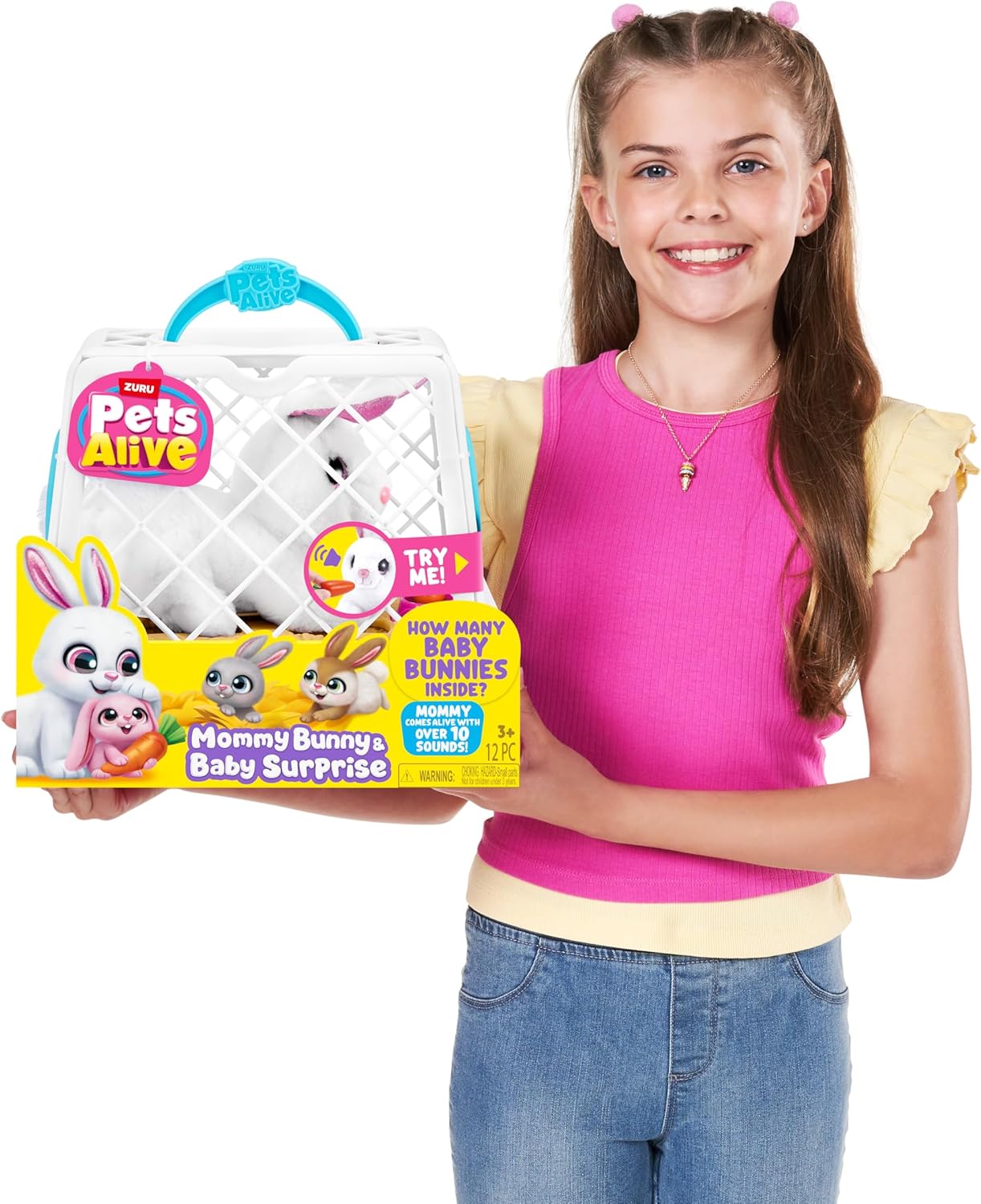 Pets Alive Mama Bunny & Baby Surprise, Series 1