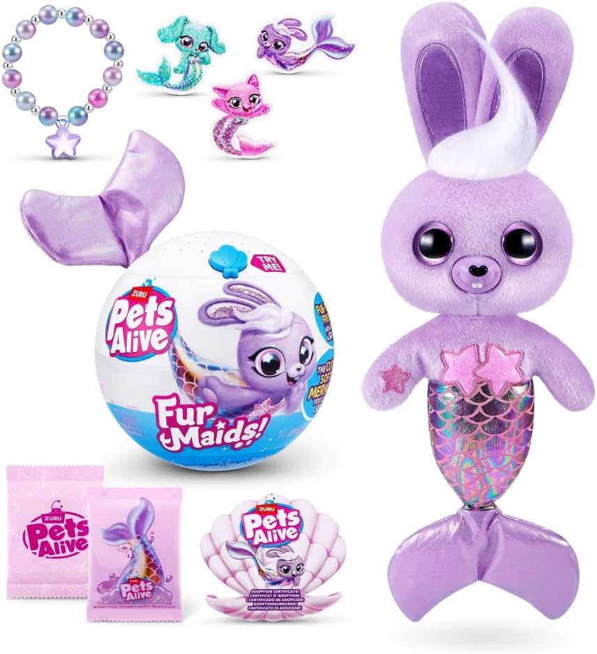 S001-PETS Alive-FURMAIDS-Series 1-Plush-Shrink WRAP,8PCS/CTN